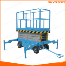 small electric scissor lift/skylift for sale mobile electric power ladder